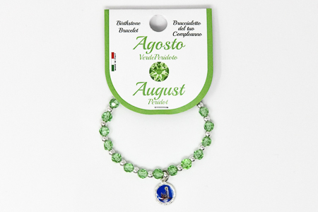 August Rosary Bracelet.