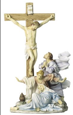 DIRECT FROM LOURDES - Crucifixion Statue by Veronese 13 Inch an Unusual ...