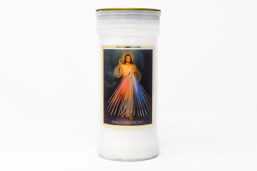 Divine Mercy Pillar Candle.