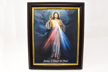 Divine Mercy Framed Picture.