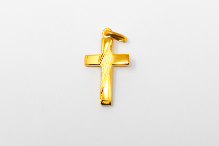 Gold Plated Cross Pendant.