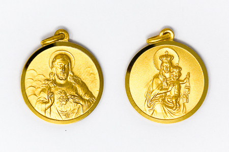 Scapular Medal of the Sacred Heart of Jesus.