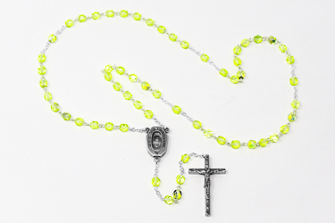 Bohemia Crystal Rosary Beads.