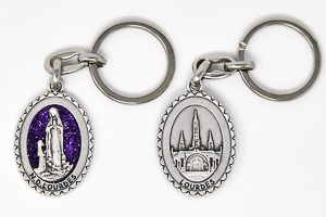 Keychain Lourdes Sanctuary.