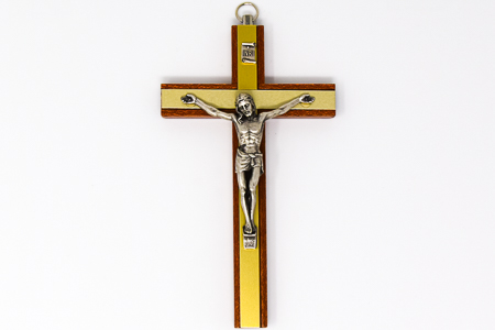 Mahogany Wooden Crucifix.