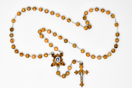 Miraculous Olive Wood Rosary.