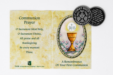 Pewter Communion Pocket Token.