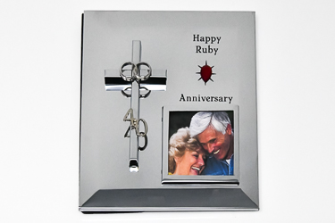 40th Wedding Anniversary Photo Frame